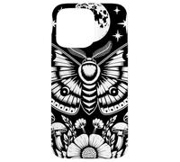 Mystical Moth Lunar Moon Art With Mushroom Botanical Nature Custodia per iPhone 15 Pro Max