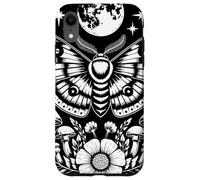 Mystical Moth Lunar Moon Art With Mushroom Botanical Nature Custodia per iPhone XR
