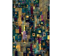 Mystical Patterns Journal: A Magical Notebook with Glittering Gold Accents in Teal, Turquoise, Dark Blue, Yellow & Deep Purple