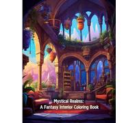 Mystical Realms: A Fantasy Interior Coloring Book: A Creative Escape Into Enchanted Rooms