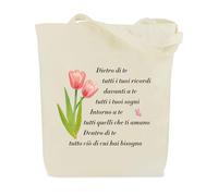 MystiCharm Regalo Amica Regali Natale Festa Della Mamma Idee Regalo Regali Compleanno Maturità Festa Della Donna San Valentino Anniversario Grazie Pasqua Halloween Idee Tote Bag per La Migliore Amica
