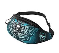Mysticism Moth Dead Head Borsa a tracolla Runner Piccolo Corsa Sportivo Sottile Alla moda Per Jogging Escursionismo Donna