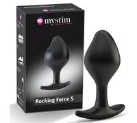 mystim Rocking Force S - plug anale elettro - piccolo (nero)