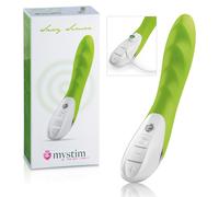 Vibratore Massaggiante Ricaricabile "Sassy Simon" con Doppio Motore di Mystim (Verde)
