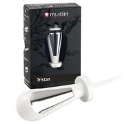 Maestro dell'Eccitazione Elettrica Mystim Tristan - Dildo a Cono Elettrostimolante (bianco)