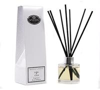 Mystix Diffusore di oli profumati London, profumo di caffè e cacao, aroma domestico a lunga durata per spazi accoglienti, bastoncini facili da usare, soluzione profumata sicura ed elegante, flacone da