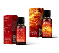 Mystix London Fuoco Element & Ariete Segno Zodiacale Oli Essenziali Pacco Doppio