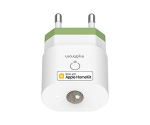myStrom WiFi Motion Sensor, sensore di movimento, con sensore di temperatura e luminosità. Compatibile con Apple HomeKit. REST API per l'integrazione nei propri sistemi.