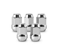 Mysttoo 1/2-20 dado cromato per ruota compatibile con Jeep Cherokee Wrangler Grand Cherokee Liberty Commander TJ YJ CJ5 CJ6 CJ7 DJ3 DJ5 JK JKU Scrambler Willys (5 pezzi)
