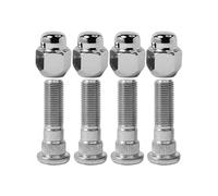 Mysttoo M12x1.25 Chrome Wheel Lug Stud Nut Set 28171AJ000 Compatibile con Subaru Forester Crosstrek Outback WRX STI Legacy Impreza BRZ Tribeca 28365FE001 2002-2022 (8 pezzi)