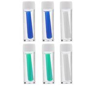 MYSUNBAR Confezione da 6 lenti a contatto con ventosa, morbide, aiuto per l'inserimento delle lenti a contatto, rimozione delle lenti a contatto, semplice ventosa in silicone, multicolore, organizer