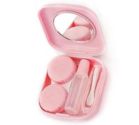 MYSUNBAR Custodia per lenti a contatto, 1 set di custodia per lenti a contatto e accessori, ventose, custodia per lenti a contatto, multicolore, Organizer per borse