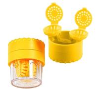 MYSUNBAR Rondella per lenti a contatto, confezione da 2, portatile, morbida e dura, con rotazione manuale, contenitore per la pulizia delle lenti a contatto, multicolore, organizer tascabile,