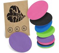 MySweetStitch - 10 cerotti rotondi The Big Overpatch, impermeabili, traspiranti, delicati sulla pelle, arcobaleno
