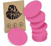 MySweetStitch - 10 cerotti rotondi The Big Overpatch, impermeabili, traspiranti, delicati sulla pelle, rosa