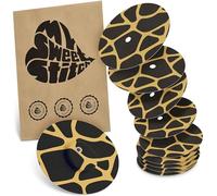 MySweetStitch - 10 x Dexcom G7 cerotti sensore con foro di ventilazione, Overpatch Ø 65mm, cerotto impermeabile, traspirante, delicato sulla pelle, Savannah