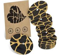 MySweetStitch - 10 x FreeStyle Libre 1 & 2 cerotti sensore, Overpatch rotondo Ø 65mm, con foro di ventilazione, cerotto impermeabile, traspirante, Savannah