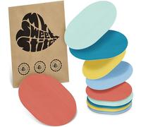 MySweetStitch - 10x Cerotti sensore universale ovale, cerotto di fissaggio per FreeStyle Libre 3, Dexcom G7, Omnipod e altri, impermeabile, traspirante, delicato sulla pelle, Pastello