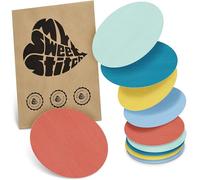 MySweetStitch - 10x Cerotti sensore universale rotondo, cerotto di fissaggio per FreeStyle Libre 3, Dexcom G7, Omnipod e altri, impermeabile, traspirante, delicato sulla pelle, Pastello