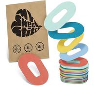 MySweetStitch - 25 x Dexcom G6 cerotti sensore, Overpatch Ø 70 x 55mm, cerotto impermeabile, traspirante, delicato sulla pelle, Pastello