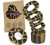 MySweetStitch - 25 x Dexcom G7 cerotti sensore, Ringpatch Ø 65mm, cerotto impermeabile, traspirante, delicato sulla pelle, Savannah