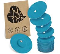 MySweetStitch - 25 x FreeStyle Libre 3 cerotti sensore, Overpatch rotondo Ø 60mm, con foro di ventilazione, cerotto impermeabile, traspirante, delicato sulla pelle, Petrolio