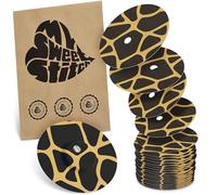 MySweetStitch - 25 x FreeStyle Libre 3 cerotti sensore, Overpatch rotondo Ø 60mm, con foro di ventilazione, cerotto impermeabile, traspirante, delicato sulla pelle, Savannah