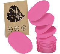 MySweetStitch - 25x Cerotti sensore universale ovale, cerotto di fissaggio per FreeStyle Libre 3, Dexcom G7, Omnipod e altri, impermeabile, traspirante, delicato sulla pelle, Rosa