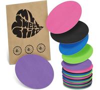 MySweetStitch - 25x Cerotti sensore universale rotondo, cerotto di fissaggio per FreeStyle Libre 3, Dexcom G7, Omnipod e altri, impermeabile, traspirante, delicato sulla pelle, Arcobaleno