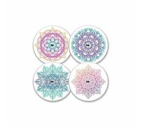 MySweetStitch | Freestyle Libre 1 & 2 Sensor Sticker | Mandala 4 pz Ac