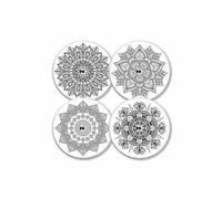 MySweetStitch | Freestyle Libre 1 & 2 Sensor Sticker | Mandala Black 4