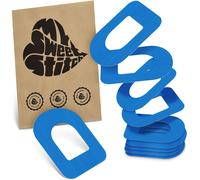 MySweetStitch - 10 x Omnipod cerotti sensore, Ringpatch Ø 95 x 72mm, cerotto impermeabile, traspirante, delicato sulla pelle, Blu