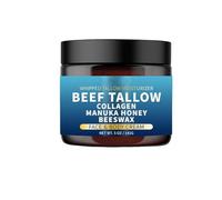 MYSXSWHL Beef Tallow Collagen Manuka Honey Beeswax Tallow And Honey Balm Beef Tallow Moisturizer Beef Tallow Collagen Cream per Viso e Corpo