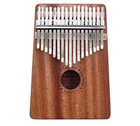 MytaYt Kalimba 17 Key Mbira Finger Piano Mahagoni Musikinstrumente Mit Stimmwerkzeug Und Tragetasche