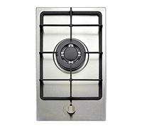 MytaYt20 Inch Gas Hob for Commercial Use Stainless Steel LPG Natural Gas Stove 1 Burner Built-in Thermocouple Protection Natural Gas