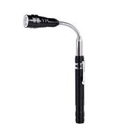 MytaYtMagnetic Pickup Tool with LED, 4-in-1 Telescopic Magnetic Pickup Stick, extendible Magnetic flashlights Gadget Tool for Men, Dads And Elderly Men, Black