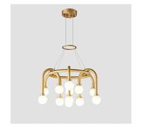 MYTGHBF Moderna Decorazione per la casa, luci a Sospensione a LED, lampade per Soggiorno, lampadari a LED per Sala da Pranzo, luci sospese, Illuminazione per Interni,(12 Heads Round)