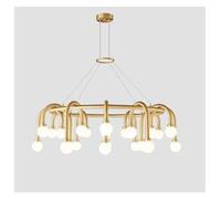 MYTGHBF Moderna Decorazione per la casa, luci a Sospensione a LED, lampade per Soggiorno, lampadari a LED per Sala da Pranzo, luci sospese, Illuminazione per Interni,(20 Heads Round)