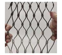 MYTGHBF Rete di Sicurezza Flessibile Resistente agli Urti ad Alta Quota Rete di Sicurezza per Balcone Rete di Corda in Acciaio Inossidabile 304 Barriera per pollame e Animali(1.5x1m/4.92x3.28ft)