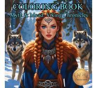 Myth & Mead: Viking Chronicles.: Adult Coloring Book for Adults.