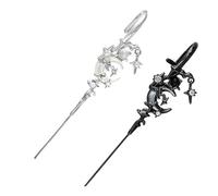 Myth of The Moon Ear Hook Needle Piercing Earring, Star Moon Ear Wrap Crawler Hook Earrings, Creative Star Moon Earrings, Moon Earrings Jewelry Fashion Dangle Stud(Mix_One Size)