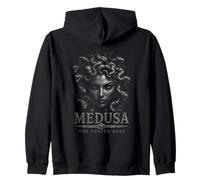 Mythic Horror Medusa La Gorgone dello Sguardo Maledetto Felpa con Cappuccio