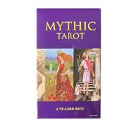 Mythic Tarocchi Deck, English Fortunetelling Cards, 78 Sheet Party Board Set, Beginner-Friendly Symbolic Design, Ideal for School Camping Team Use, Interactive Group Activities