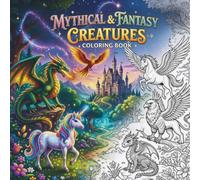 Mythical and Fantasy Creatures: Colouring book