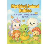 Mythical Animal Babies: A Coloring Book of Magical Creatures and Fun Facts for Kids