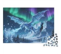 Mythical Beast Puzzle 1000 Pezzi Carta Spessa Dettagliato Per Adultidifficil Non Tossico Dragon Decorativi Per Casa Regalo 38x26cm/1000pcs