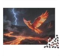 Mythical Beast Puzzle 1000 Pezzi Carta Spessa Dettagliato Per Adultidifficil Non Tossico Phoenix Collezion Idea Regalo 38x26cm/1000pcs