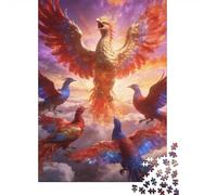 Mythical Beast Puzzle 1000 Pezzi Carta Spessa Dettagliato Per Adultidifficil Non Tossico Phoenix Collezion Compleanno Regalo 70x50cm/1000pcs