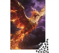 Mythical Beast Puzzle 1000 Pezzi Carta Spessa Dettagliato Per Adultidifficil Non Tossico Phoenix Per Famiglie Attività in Famiglia 38x26cm/1000pcs