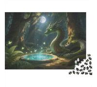 Mythical Beast Puzzle 1000 Pezzi Carta Spessa Dettagliato Per Adultidifficil Resistente Dragon Collezion Regalo Natale 70x50cm/1000pcs